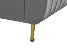 Load image into Gallery viewer, Zara Grey Velvet Queen Bed (3 Boxes)