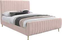 Load image into Gallery viewer, Zara Pink Velvet Full Bed (3 Boxes)
