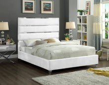 Load image into Gallery viewer, Zuma White Velvet Full Bed