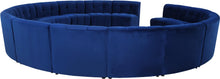Load image into Gallery viewer, Limitless Navy Velvet 15pc. Modular Sectional