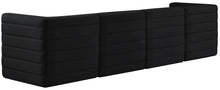 Load image into Gallery viewer, Quincy Black Velvet Modular Sofa