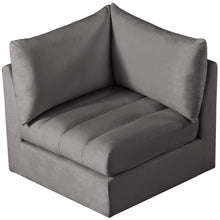 Load image into Gallery viewer, Jacob Grey Velvet Corner