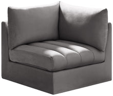 Load image into Gallery viewer, Jacob Grey Velvet Corner