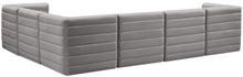 Load image into Gallery viewer, Quincy Grey Velvet Modular Sectional
