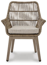 Load image into Gallery viewer, Beach Front Arm Chair with Cushion (Set of 2)