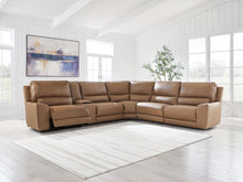 Load image into Gallery viewer, DeepWakes Reclining Sectional with Storage Console