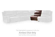 Load image into Gallery viewer, DeepWakes Reclining Sectional with Storage Console