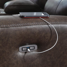 Load image into Gallery viewer, Crossplex Power Reclining Loveseat with Console