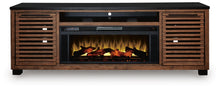 Load image into Gallery viewer, Kallari 84" TV Stand with Electric Fireplace