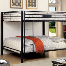 Load image into Gallery viewer, CLAREN Black Queen/Queen Bunk Bed