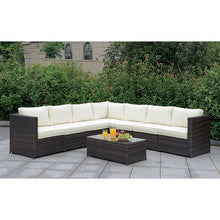Load image into Gallery viewer, Ilona Brown/Beige Ottoman