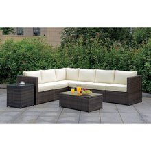 Load image into Gallery viewer, Ilona Brown/Beige Ottoman