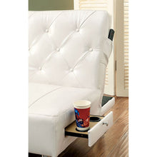 Load image into Gallery viewer, Farel Futon Sofa Red &amp; White