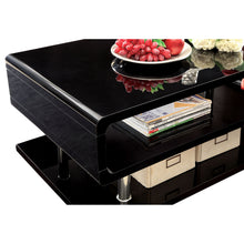 Load image into Gallery viewer, Ninove Black/Chrome End Table