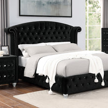 Load image into Gallery viewer, Zohar Queen &amp; Twin Bed Black, Grey, &amp; Pink
