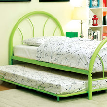 Load image into Gallery viewer, Rainbow Full Bed Black, White, Silver, Black, &amp; Green