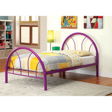 Load image into Gallery viewer, Rainbow Full Bed Black, White, Silver, Black, &amp; Green