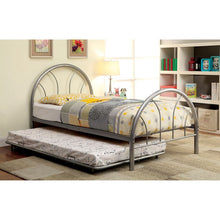 Load image into Gallery viewer, Rainbow Full Bed Black, White, Silver, Black, &amp; Green