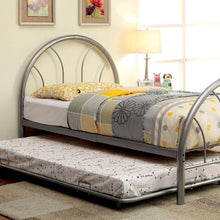 Load image into Gallery viewer, Rainbow Full Bed Black, White, Silver, Black, &amp; Green