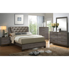 Load image into Gallery viewer, MANVEL Two-Tone Antique Gray Queen Bed