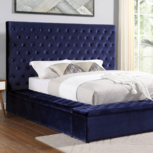 Load image into Gallery viewer, Davida Queen Bed Blue