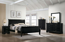 Load image into Gallery viewer, Louis Philippe Full, Twin, Full, &amp; King Bed Black, Grey, Brown &amp; White
