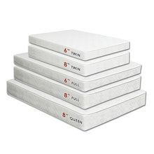 Load image into Gallery viewer, Daisy White 6" Bunkie Board Combo Mattress, Full