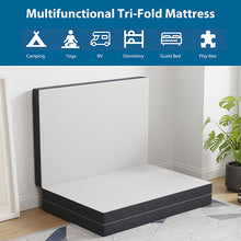 Load image into Gallery viewer, Hollyhock 3" Twin XL Tri-Fold Memory Foam Topper
