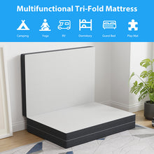 Load image into Gallery viewer, Hollyhock 4" Twin Tri-Fold Memory Foam Topper
