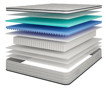 Load image into Gallery viewer, Salvia 12" Queen Hybrid Pocket Coil Mattress