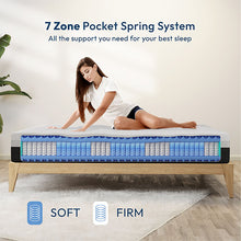 Load image into Gallery viewer, Verbena 12" Queen Hybrid Pocket Coil Mattress