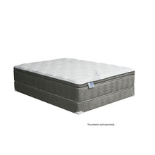 Load image into Gallery viewer, STORMIN White/Gray 13&quot; Euro Pillow Top Mattress, Cal.King