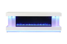 Load image into Gallery viewer, Peseux 71&quot; TV Stand w/ Electric Fire Place