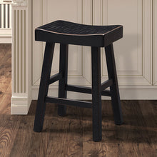 Load image into Gallery viewer, Biasca 24&quot; Stool (2/CTN) White, Brown, &amp; Black