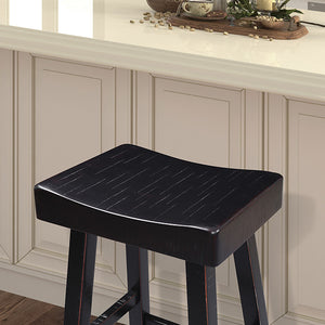 Biasca 24" Stool (2/CTN) White, Brown, & Black