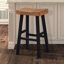 Load image into Gallery viewer, Biasca 29&quot; Stool (2/CTN) White, Brown, &amp; Black