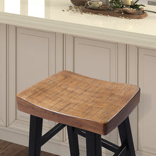 Load image into Gallery viewer, Biasca 24&quot; Stool (2/CTN) White, Brown, &amp; Black