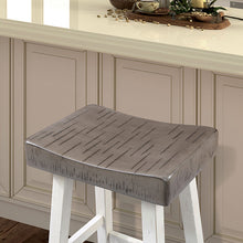 Load image into Gallery viewer, Biasca 24&quot; Stool (2/CTN) White, Brown, &amp; Black