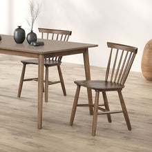 Load image into Gallery viewer, Beale Dining Table Walnut &amp; Black