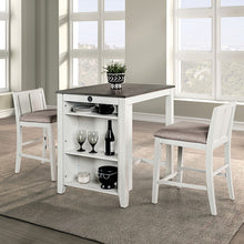 Load image into Gallery viewer, Lescles 3 Pc Counter Ht Set (1 Table + 2 Chairs)
