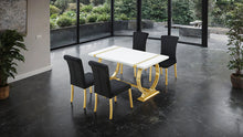 Load image into Gallery viewer, Holstebro 5 Pc 60" Dining Table Set