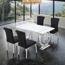 Load image into Gallery viewer, Holstebro 5 Pc 60" Dining Table Set