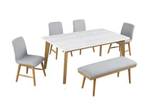 Load image into Gallery viewer, Mandier 6 Pc. Dining Table Set w/ Bench