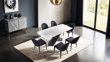 Load image into Gallery viewer, Lenvik 7 Pc Dining Table Set White