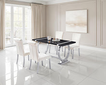 Load image into Gallery viewer, Horley 60" Dining Table, Silver Frame
