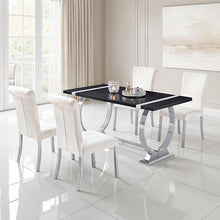 Load image into Gallery viewer, Horley 60" Dining Table, Silver Frame