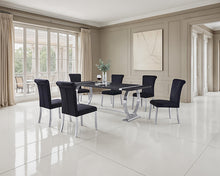 Load image into Gallery viewer, Horley 80" Dining Table, Silver Frame