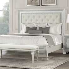 Load image into Gallery viewer, Stella Mia E.King &amp; Queen Bed White &amp; White
