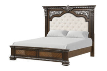 Load image into Gallery viewer, Promenade Bed Dark Brown &amp; White