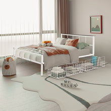 Load image into Gallery viewer, Nicoli Queen Metal Bed With Underbed Storage